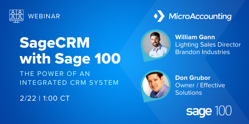 SageCRM with Sage 100 - The Power of an Integrated CRM System - Micro Accounting.webp