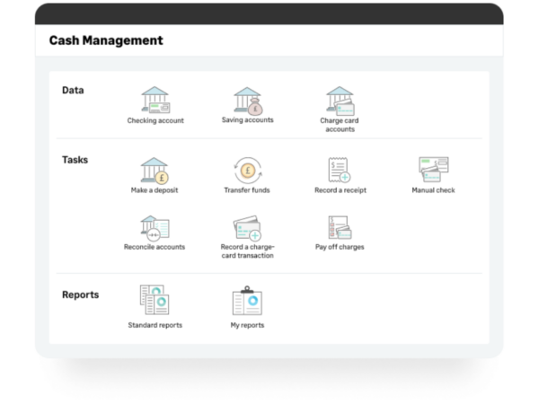 Sage Intacct Cash Management Dashboard